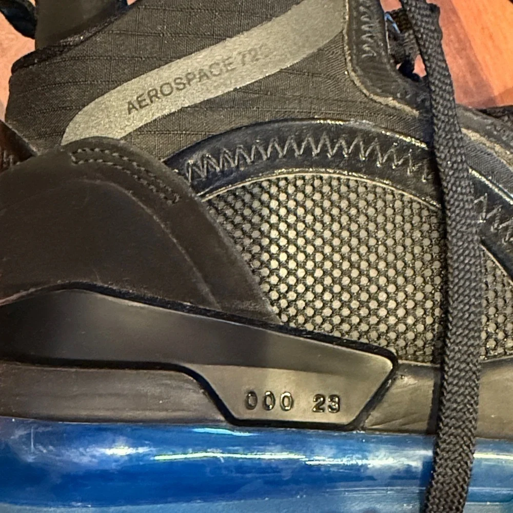 Jordan Black and Blue Air720 Size 7.5